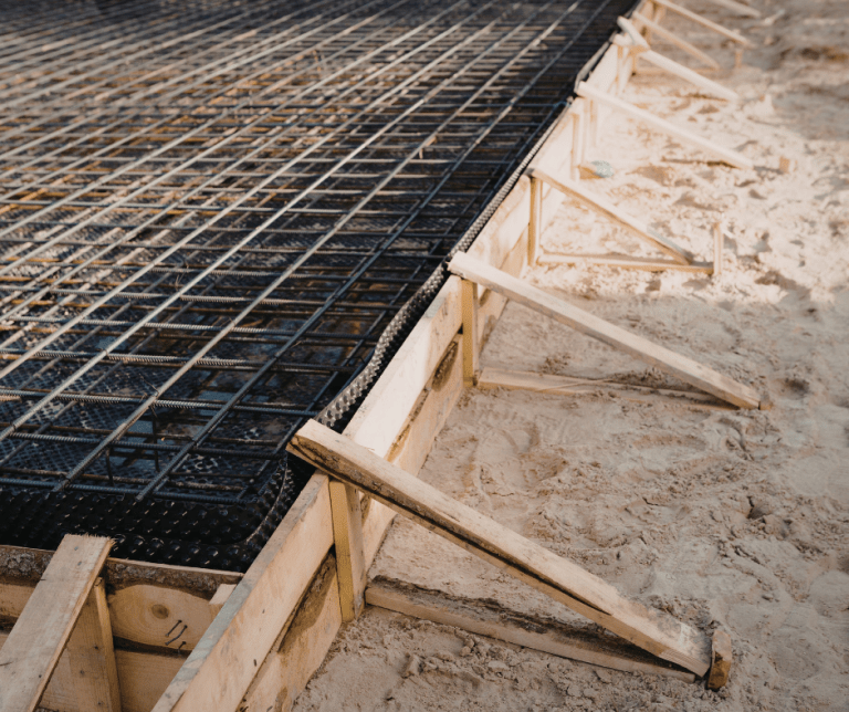 termite treatment in construction site